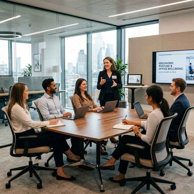 Palestras e Workshops: ergonomia, dor e bem-estar para equipes